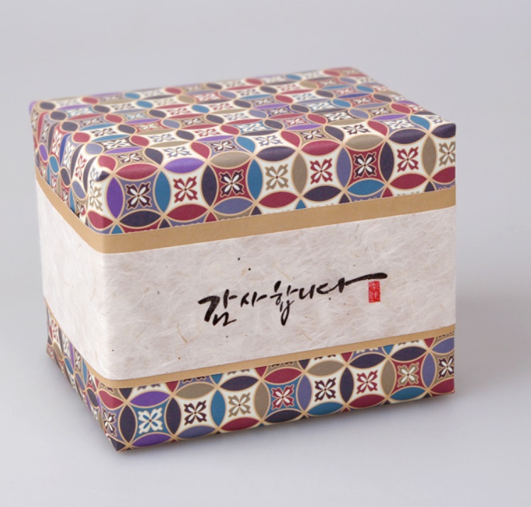 Wrapping Paper Korean Traditional Pttn TTeoksal Gift Wrap Both Sided 53*75cm 2pc 