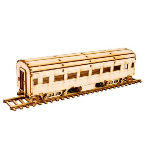 Wooden Model Kit Steam Locomotive youngmodeler 