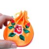 Peony Fortune Pouch - Red - Image 3