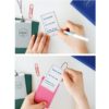 [Iconic] Wind Blows River Flows Bag Tag - Rose Pink - Image 4