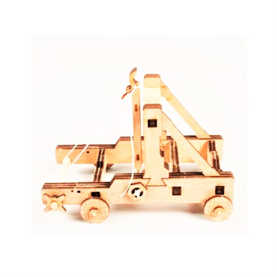 Mangonel catapult Wooden model kit 