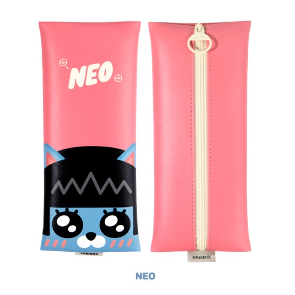 Kakao] NEW Flat Pencil Case - Neo - Arts & Crafts Korea