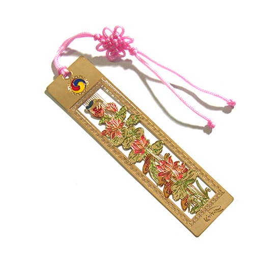 Metal Bookmark - Lotus Flower - Arts & Crafts Korea