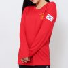 ROKMC Unisex Long Sleeve T-Shirt - Red (Coolon) - Image 5