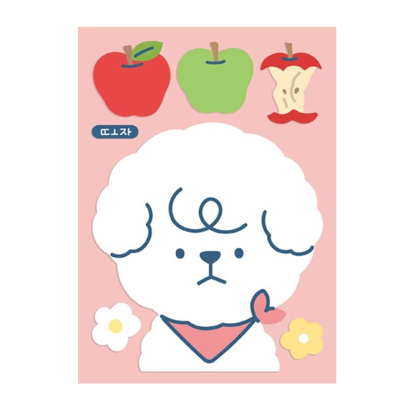 [Ddoja] Daengdaeng Big Stickers - Apples