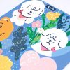 [Ddoja] Daengdaeng Big Hologram Stickers - Flower Bed - Image 2