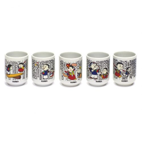 Ceramic Soju Shot Cups - Hunminjeongeum