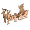 Wooden Model Kit - Santa Sleigh - Image 2
