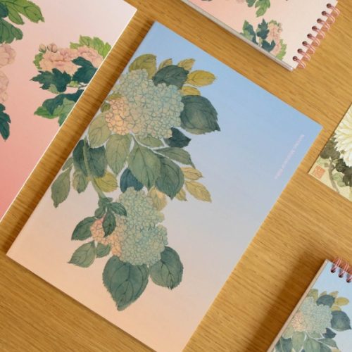 [NMK] Lined Notebook - Hydrangeas - Image 2