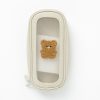 [ArtBox] Fuzzy Teddy Bear Accordion Pencil Case
