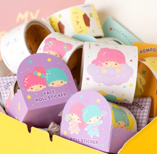 [Sanrio] Little Twin Stars Roll Stickers - Image 3