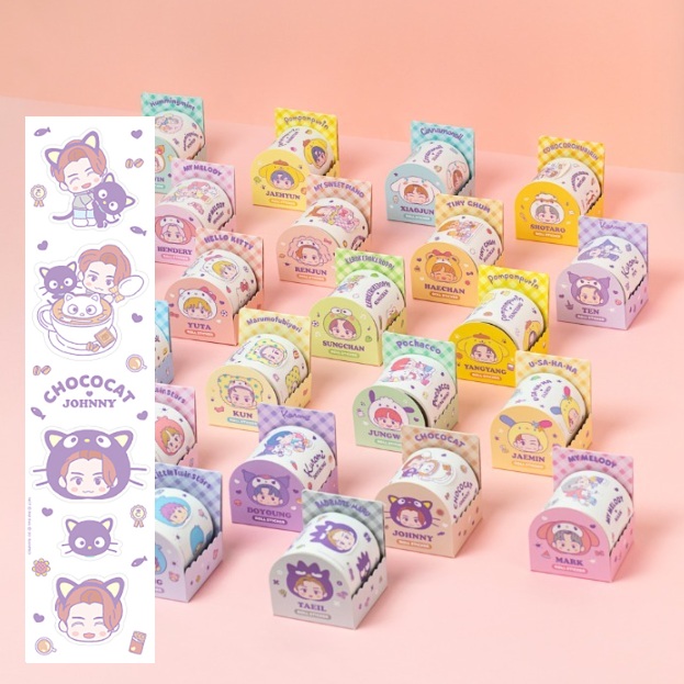 [Sanrio] NCT x Sanrio Roll Sticker - Johnny