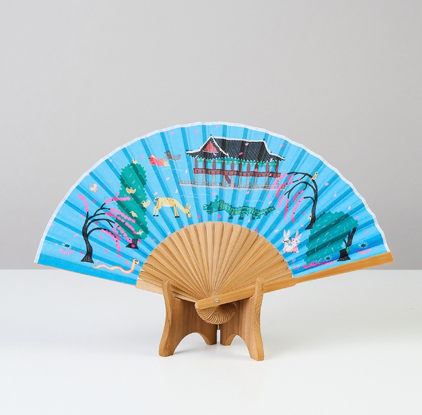 [KCHF] Gyeongbokgung Gyeonghoeru Pavilion Fan