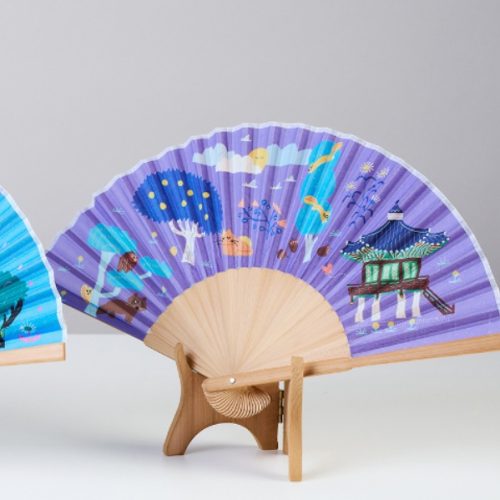 [KCHF] Changdeokgung Sangryangjeon Pavilion Fan - Image 2