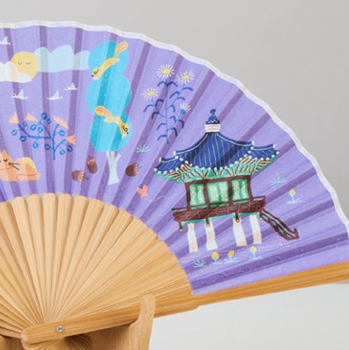[KCHF] Changdeokgung Sangryangjeon Pavilion Fan - Image 3